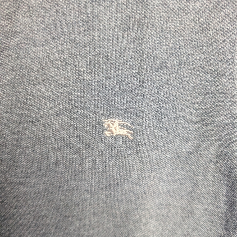 Burberry Dark Gray Polo Shirt - Picture 3 of 4